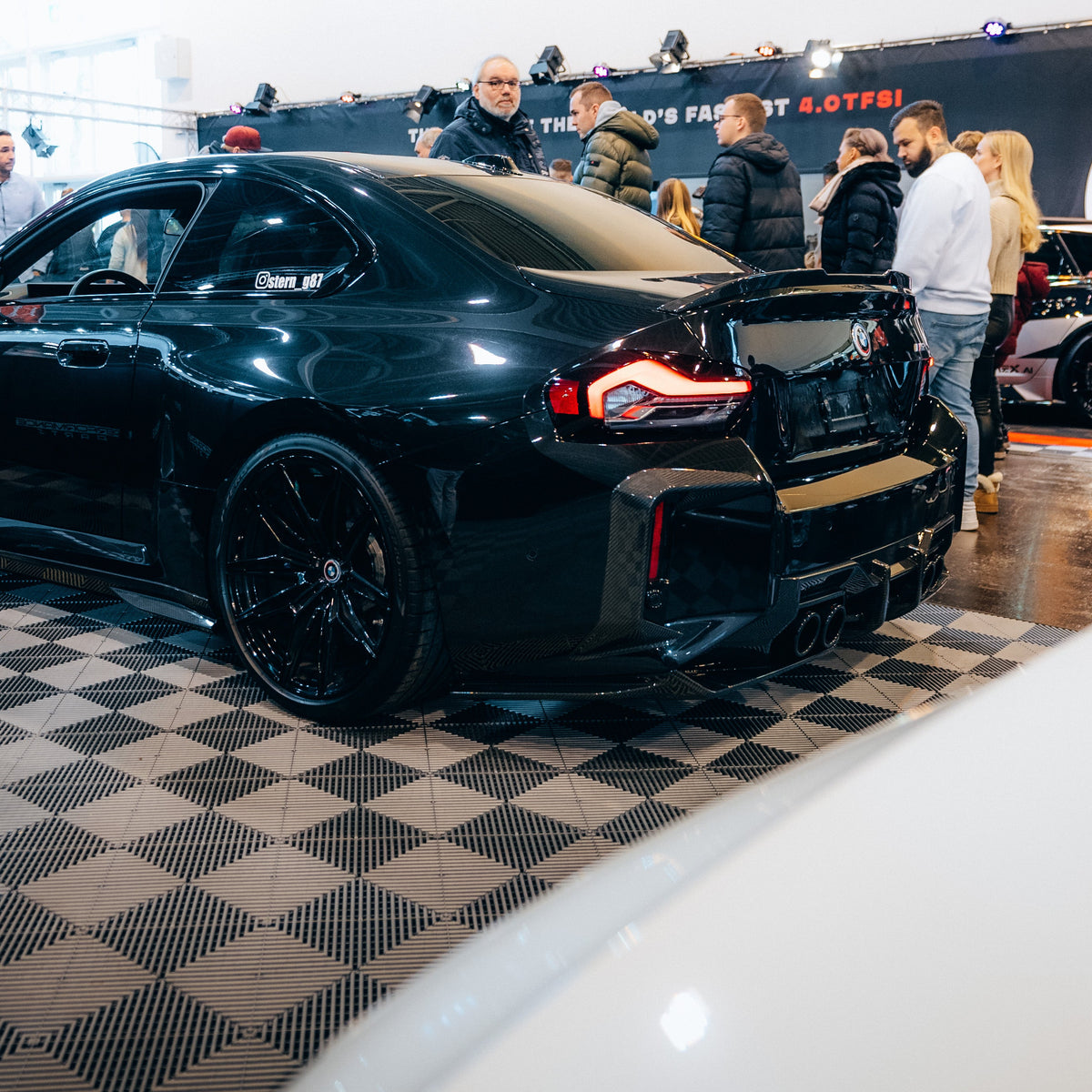 Carbon Heckstoßstangen Flaps passend für BMW M2 G87