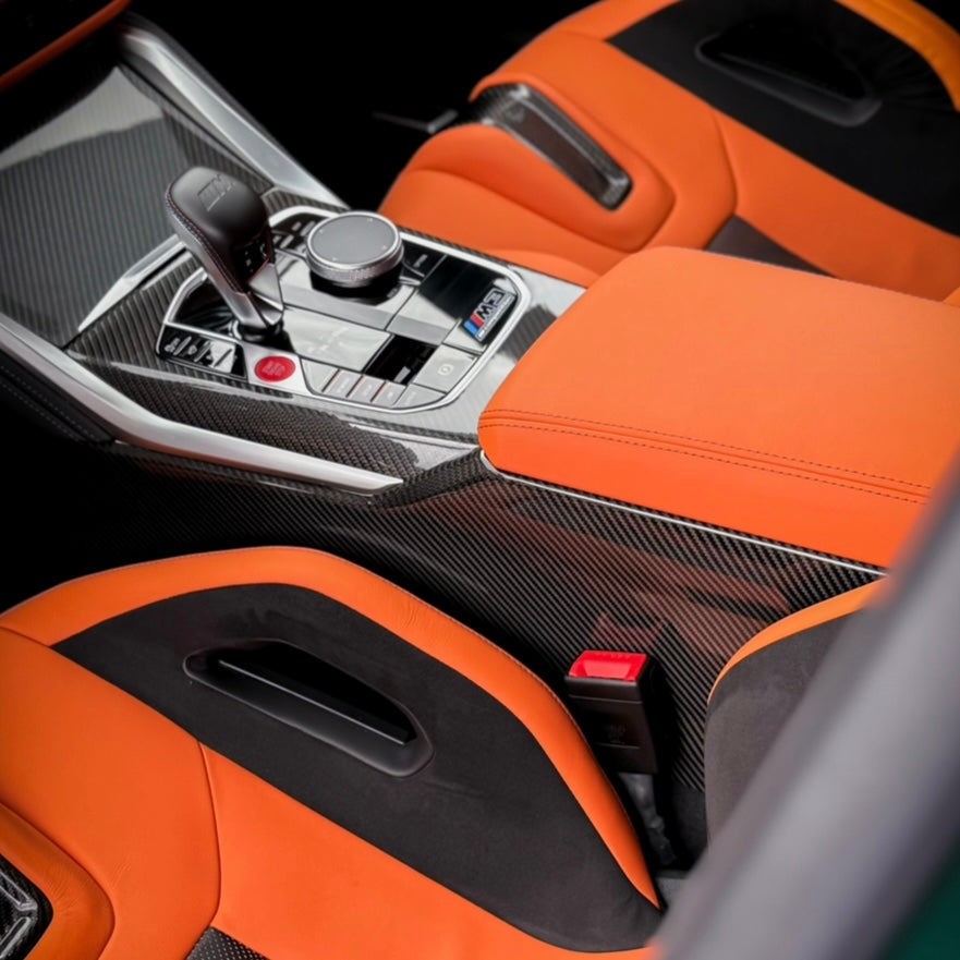 Carbon lnterieur Mittelkonsole passend für BMW M2 G87 M3 G80 M4 G82 G20 G42 G22