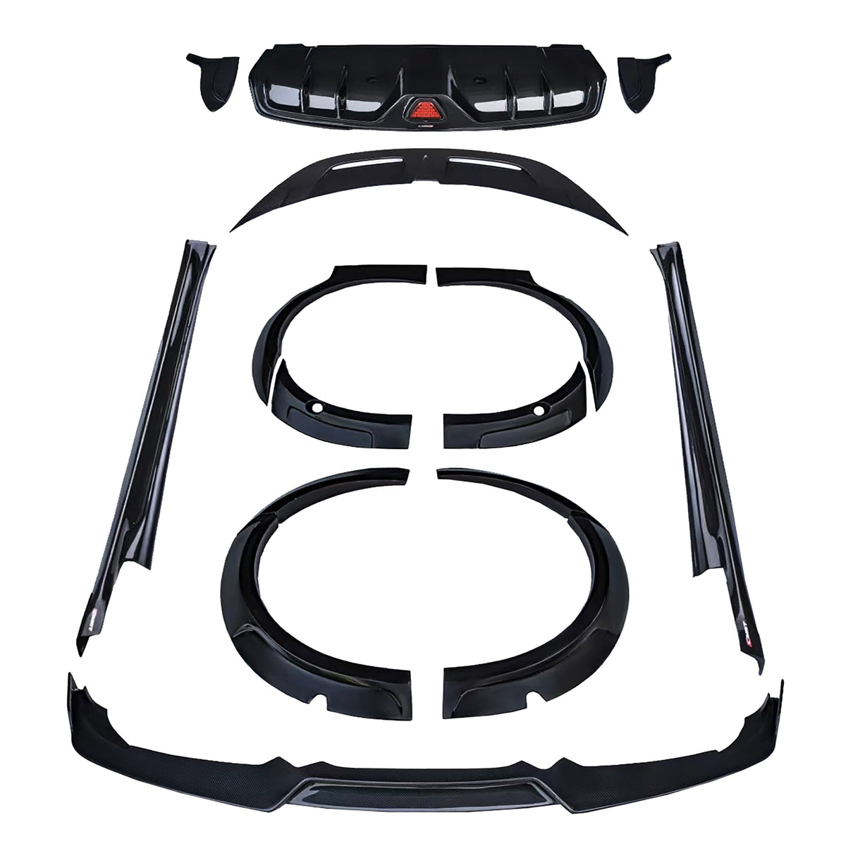 Carbon Bodykit V2 passend für den Porsche Taycan