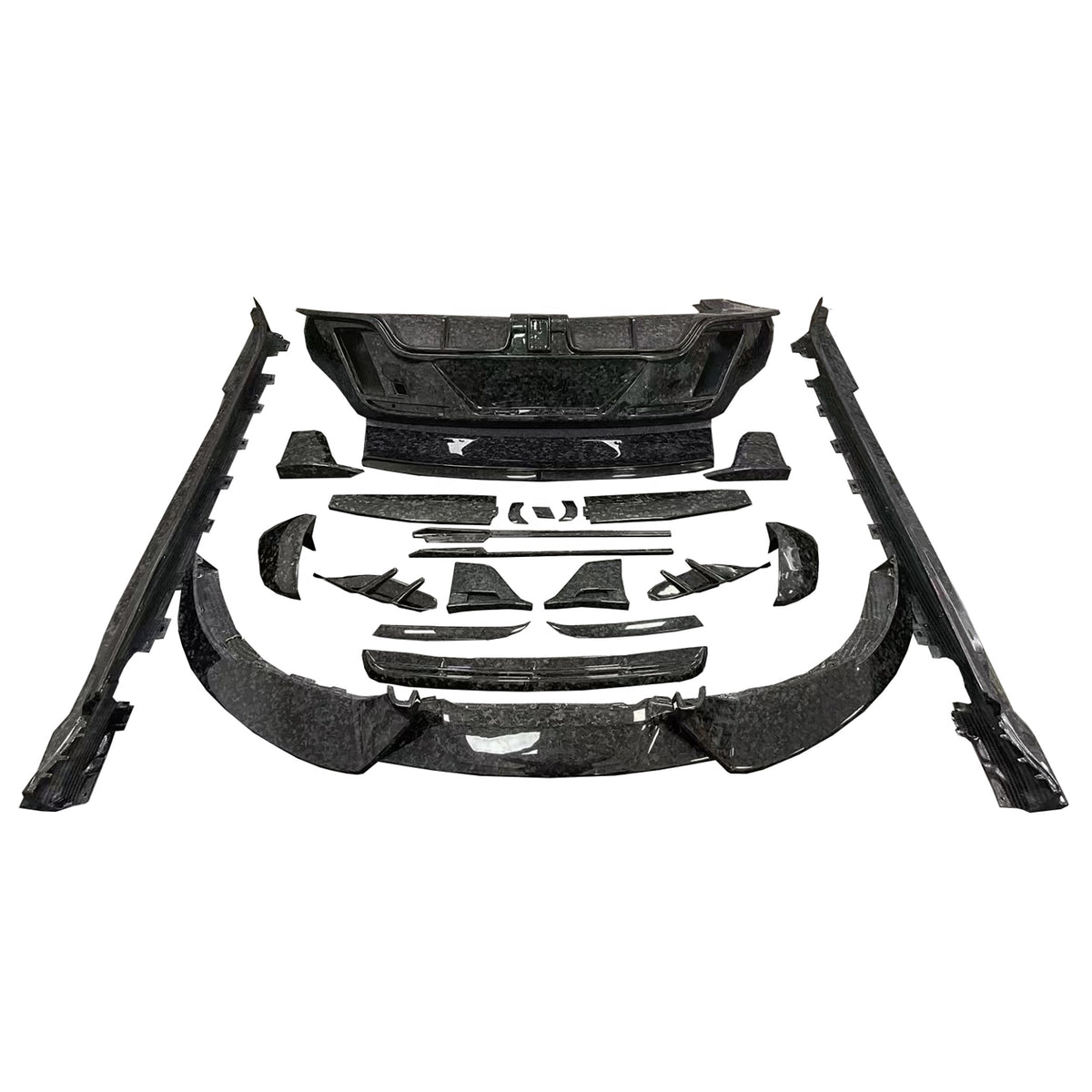 Carbon Bodykit V3 passend für den Porsche Taycan