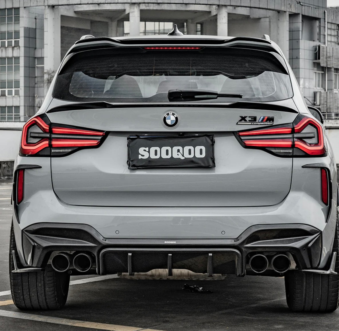 Carbon Fiber Rear Diffuser suitable for BMW X3M X4M F97