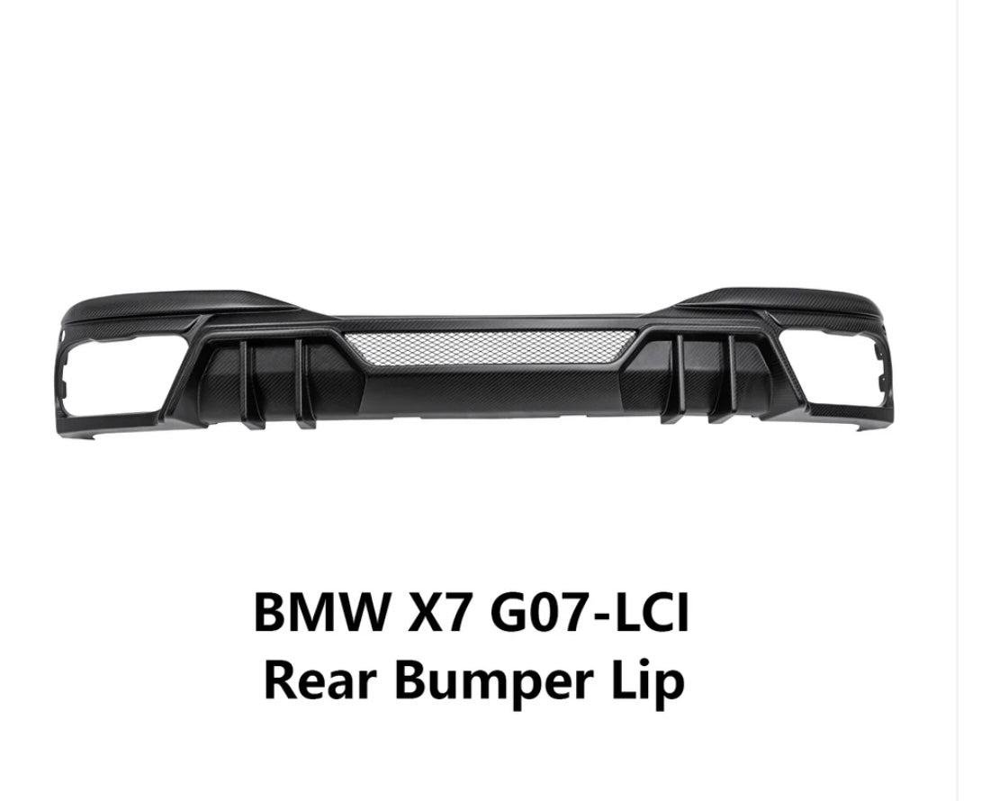 Carbon Fiber Diffusor passend für X7 G07