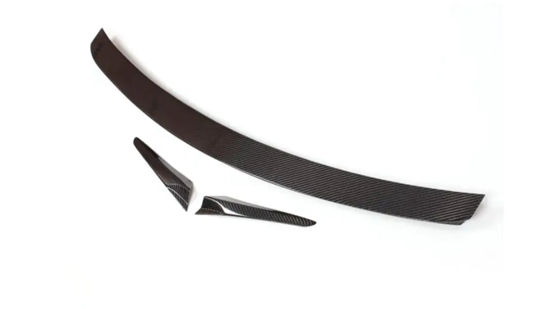 Carbon Fiber Car Rear Trunk Spoiler Lip passend für Mercedes-Benz CL500 CL550 W216 Coupe