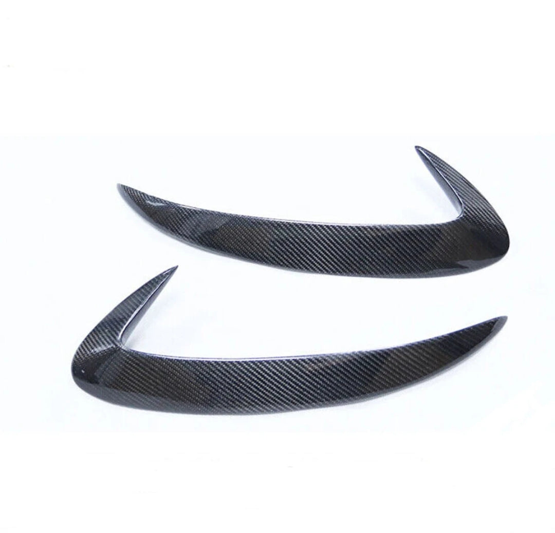 Carbon Fiber Car Rear Bumper Side Scoop Canards passend für Mercedes-Benz GLE Class C167 Coupe GLE450 GLE53 GLE63 AMG