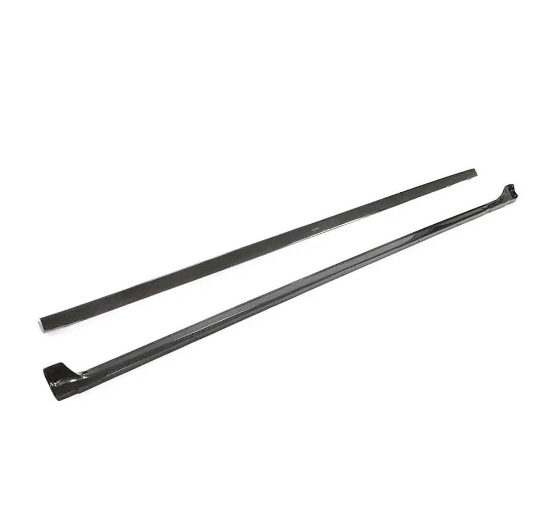 Carbon Fiber Car Door Aprons Side Skirts passend für Mercedes-Benz V Class W447 V250 V220d
