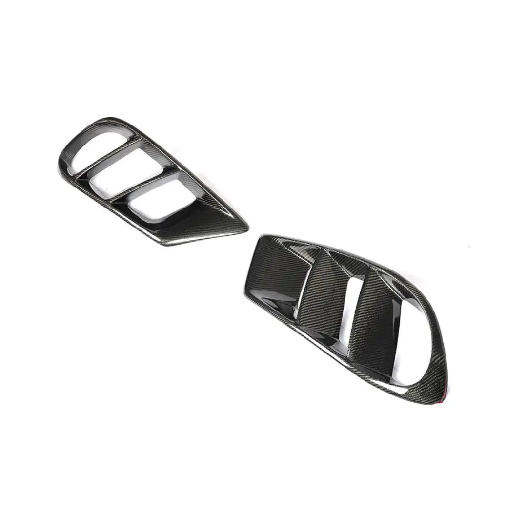 Carbon Fiber Car Front Bumper Air Vent Cover passend für Mercedes-Benz W218 CLS Class CLS400 Sport