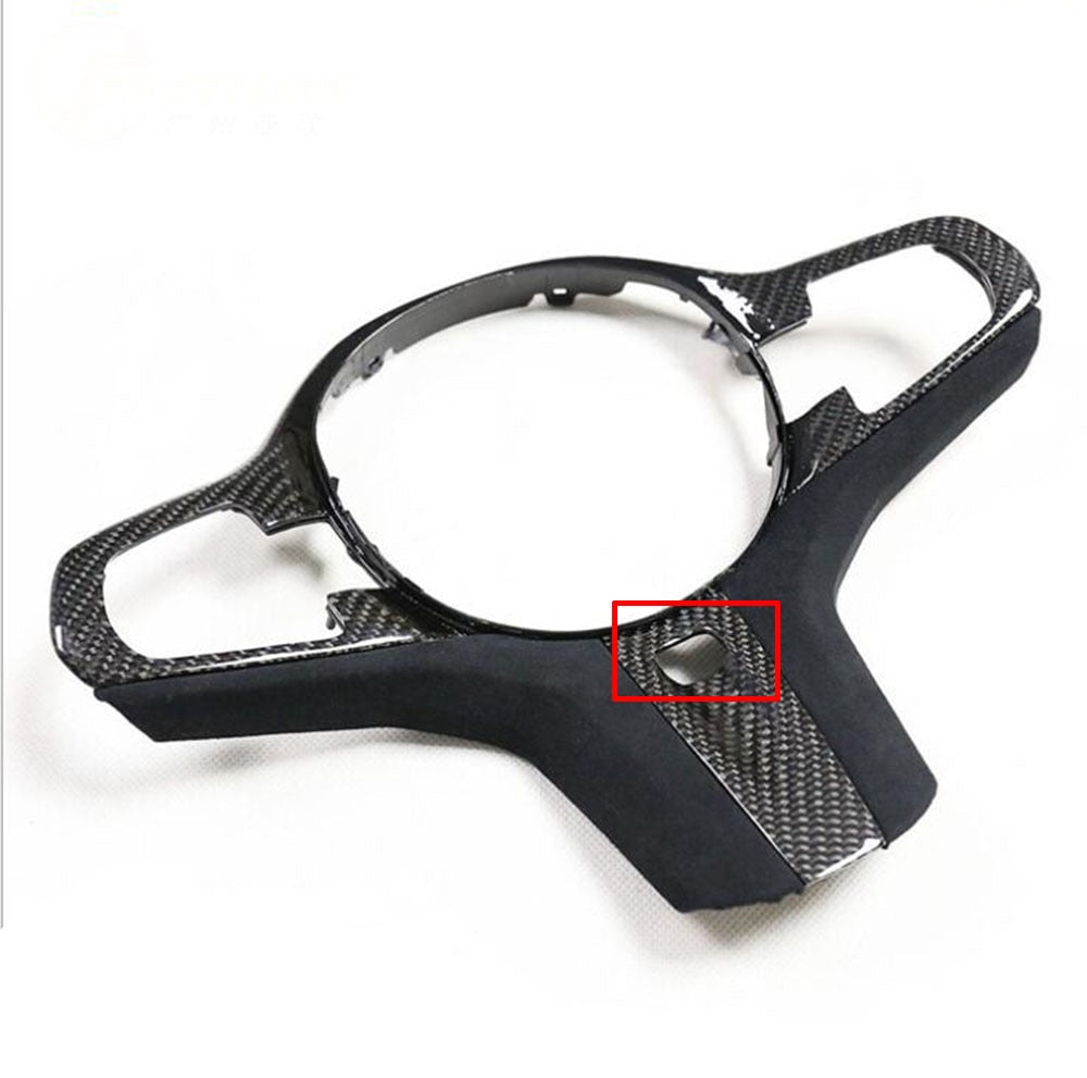 Carbon Fiber Steering Wheel Trim passend für BMW G30 F90