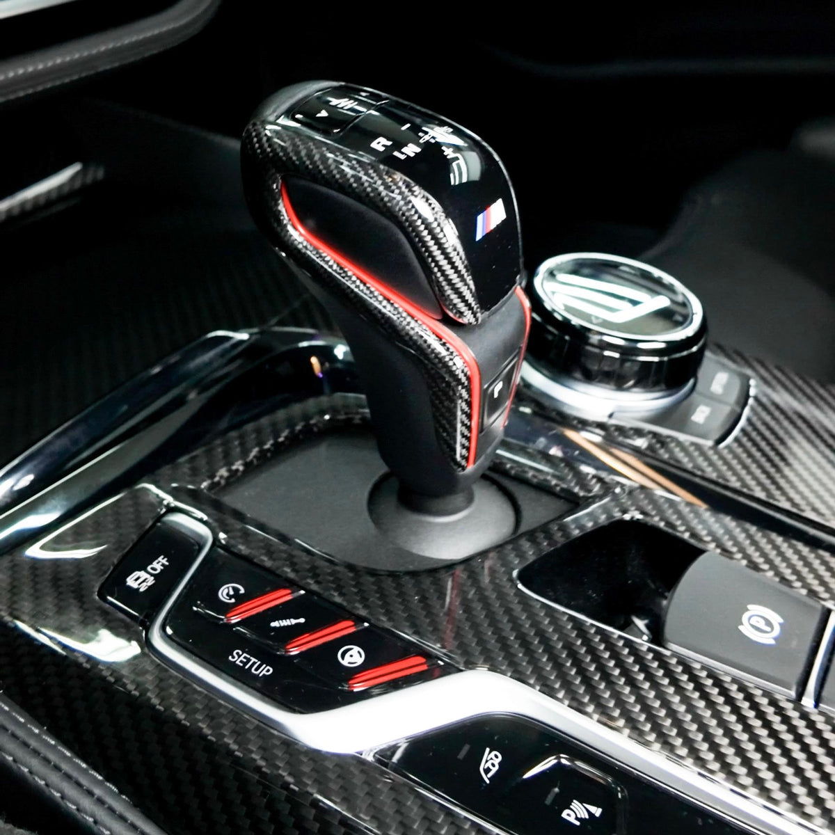 Carbon Fiber Gear Shift passend für BMW M5 F90 X3M X4M F97 F98