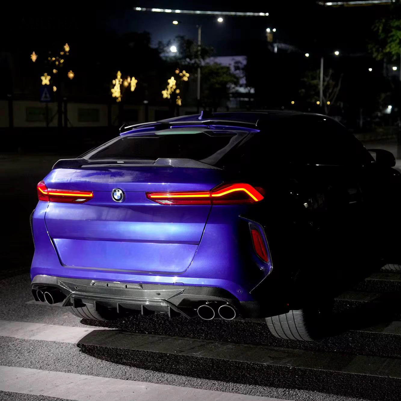 Carbon Fiber Rear Spoiler passend für X6M F96