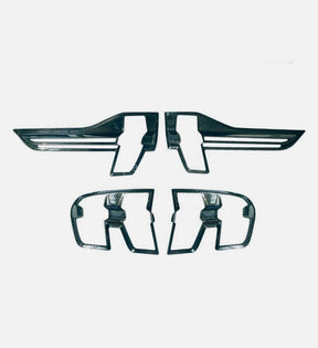 Carbon Fiber Rear Tail Light Lamp Cover passend für Pure Electric Mustang 2022