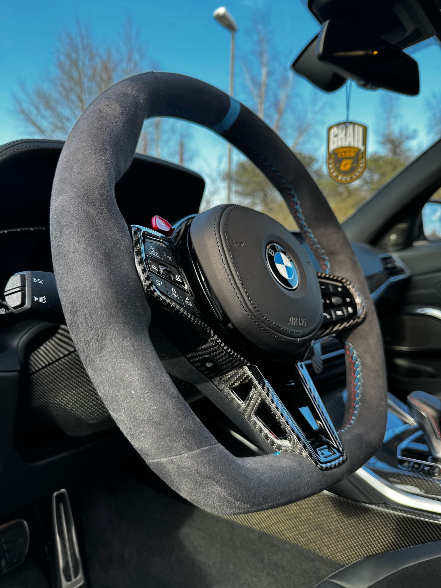 Carbon Alcantara Lenkrad LCI passend für BMW M2 G87 M3 G80 G81 M4 G82