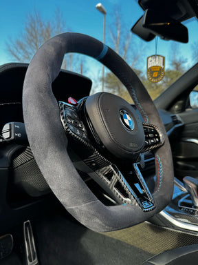 Carbon Alcantara Lenkrad LCI passend für BMW M2 G87 M3 G80 G81 M4 G82