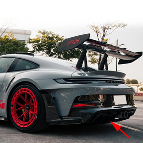 Carbon fiber diffuser for Porsche GT3RS 911 992