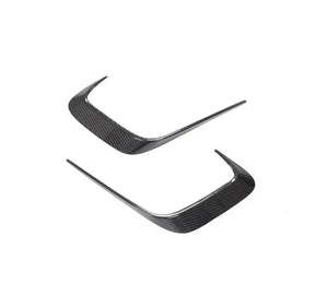 Carbon Fiber Car Rear Bumper Splitters Vent Fins passend für BMW 3 Series G20 G28 330i M-Sport 2020-2021