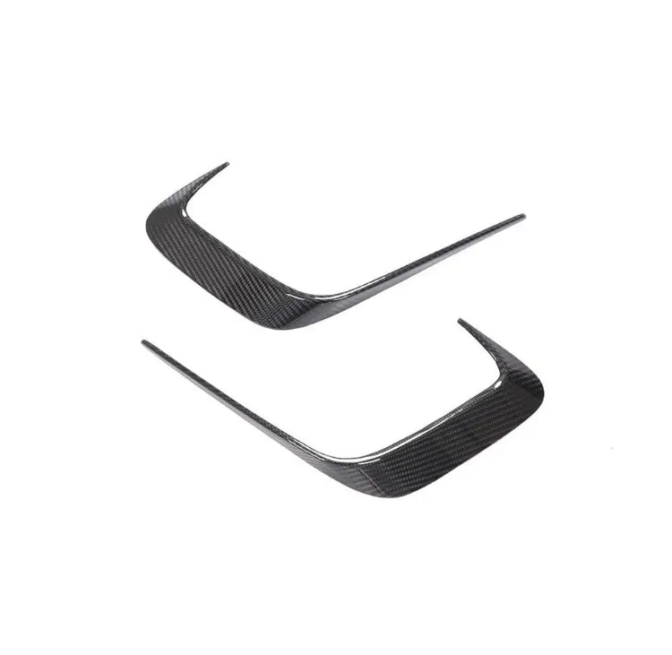 Carbon Fiber Car Rear Bumper Splitters Vent Fins passend für BMW 3 Series G20 G28 330i M-Sport 2020-2021