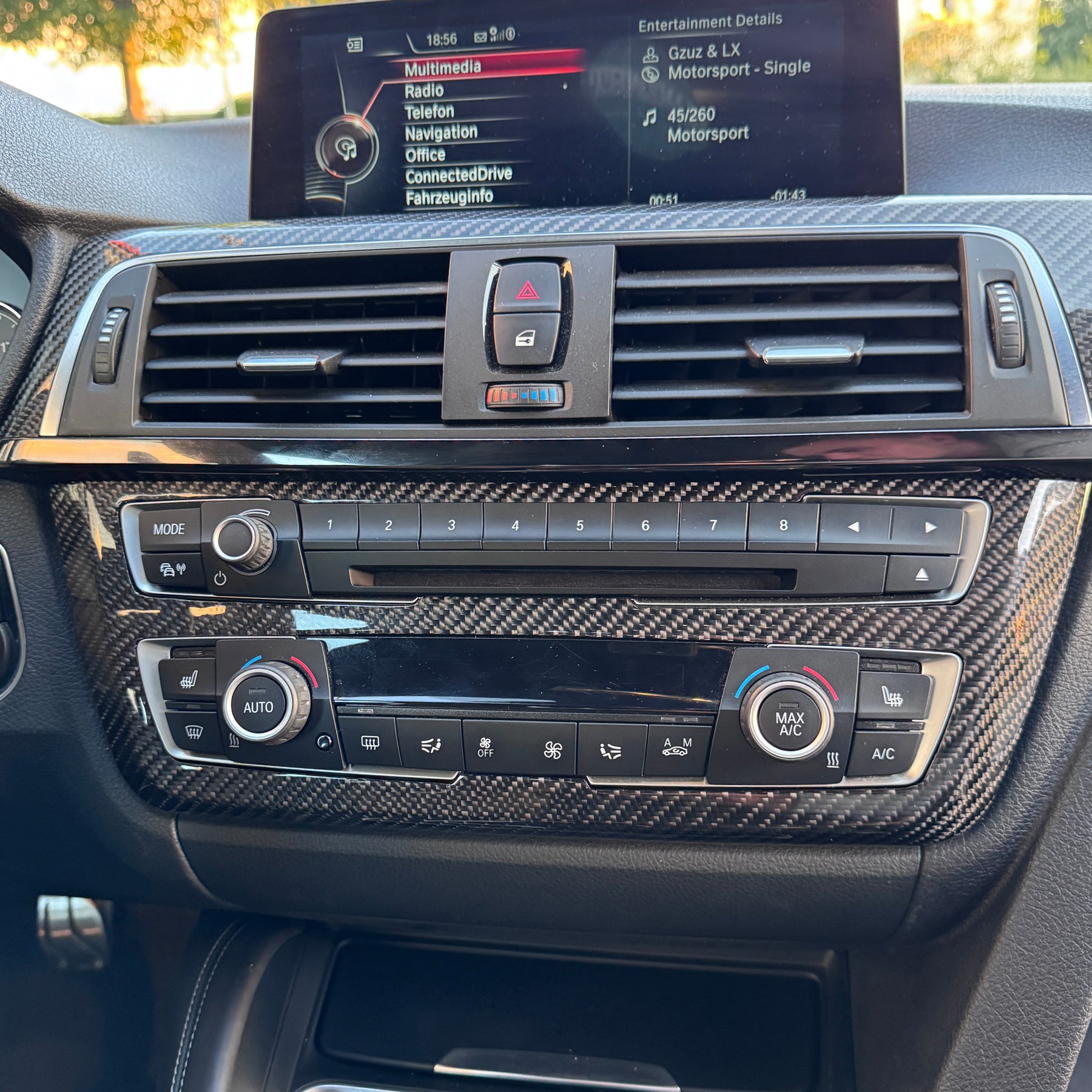 Carbon Radio Panel passend für F-Serie F80 F82