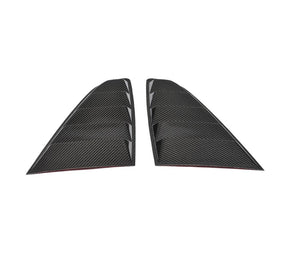 Carbon Fiber Rear Window Vents passend für Ford Mustang GT Coupe 2-Door 2015-2017