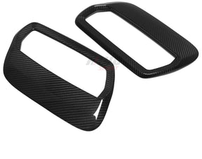 Carbon Fiber Car Front Hood Air Intake Vent Guards Cover passend für Ford Mustang 2018-2020