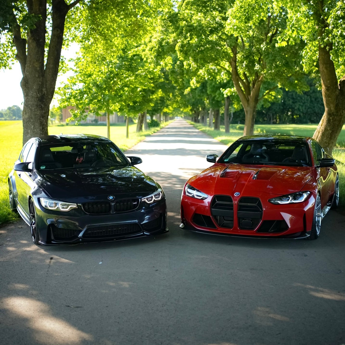 Carbon Frontlippe V8 passend für BMW F80/F82/F83