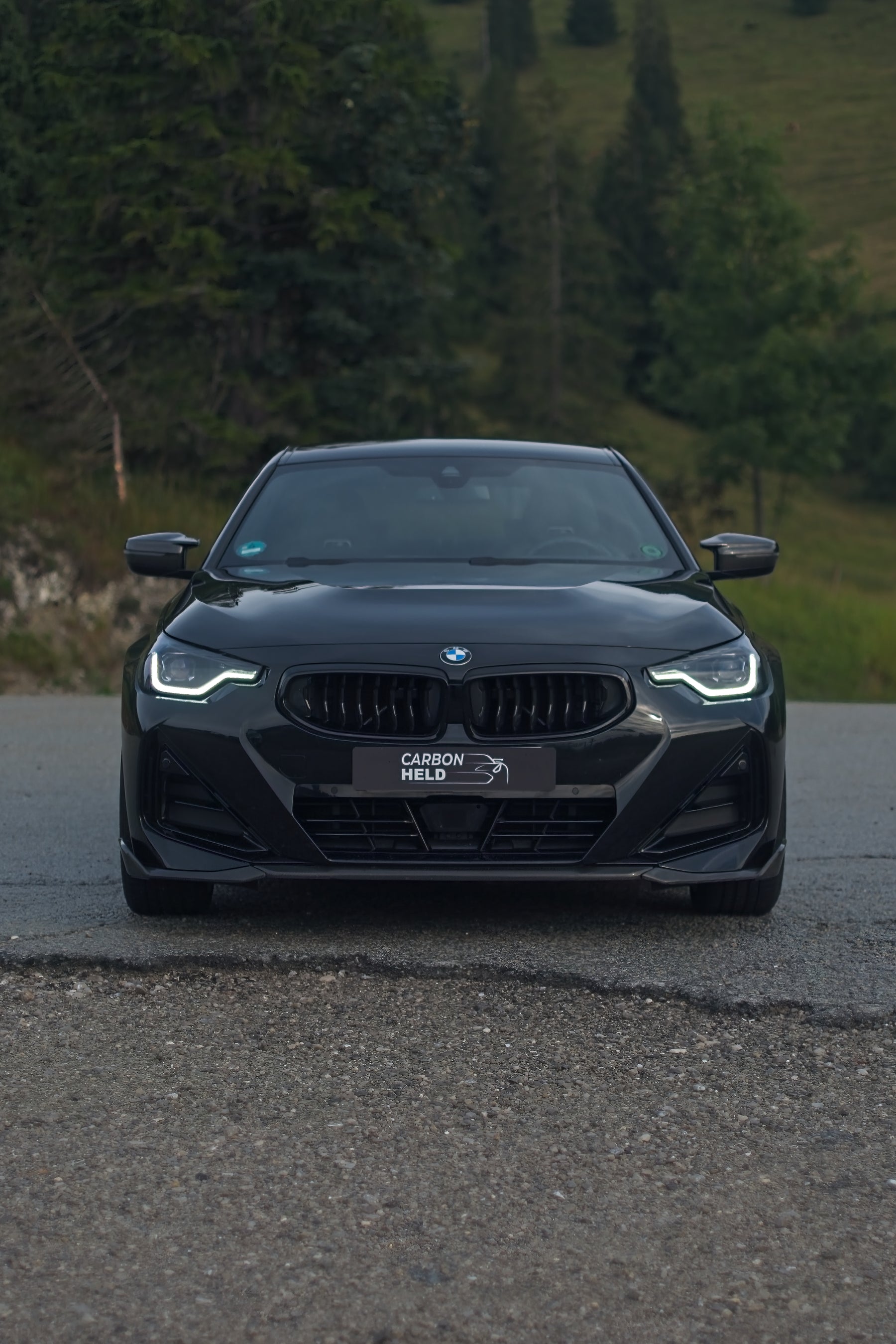 Carbon Fiber &amp; GRP Front Spiler for BMW 2 Series G42 M Sport