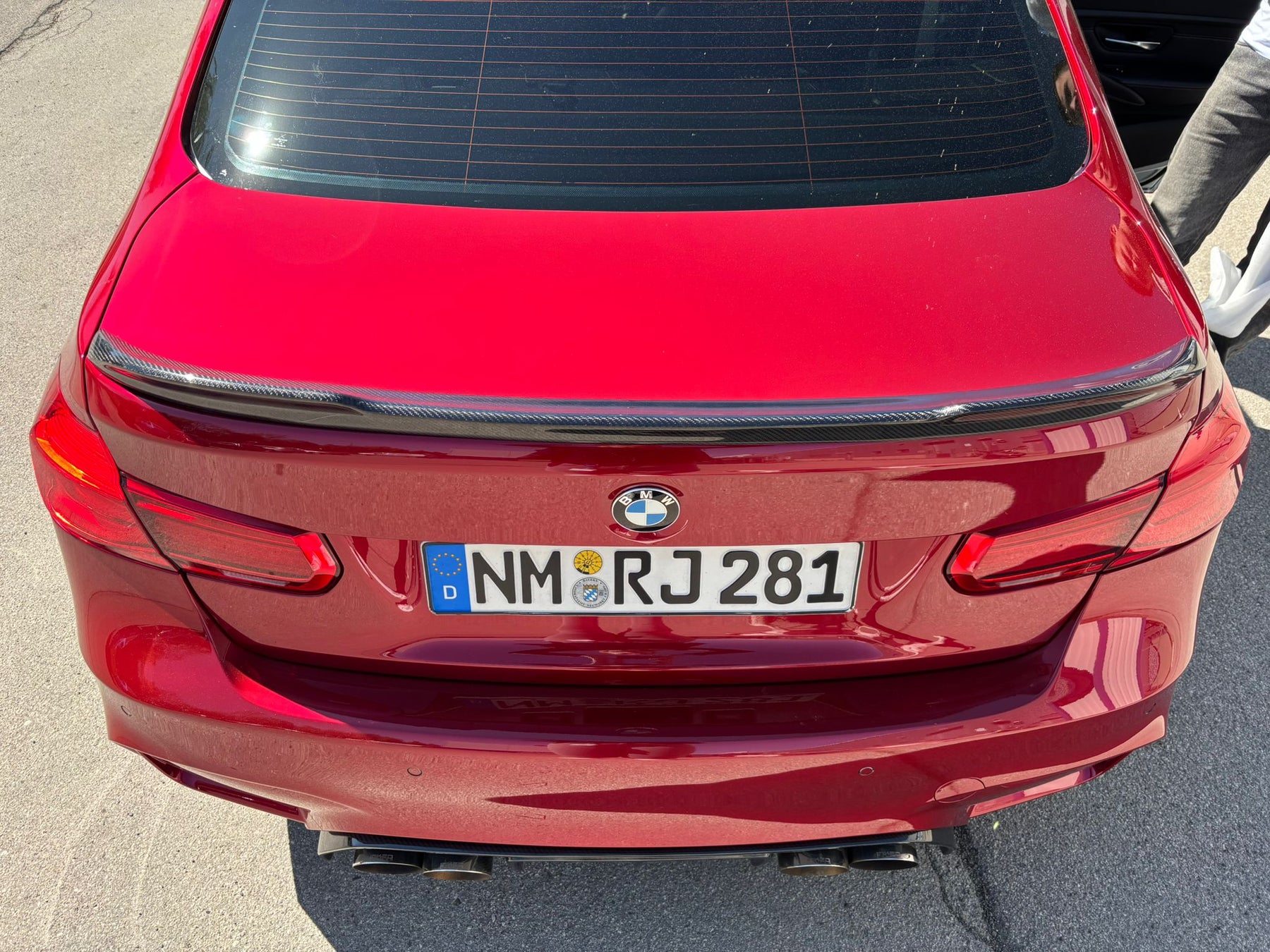 Carbon Heckspoiler V1  passend für BMW 3 Series F30 M3 F80