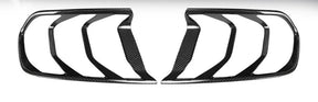 Carbon Fiber Rear Lamp Cover Frame passend für Ford Mustang 2018-2020