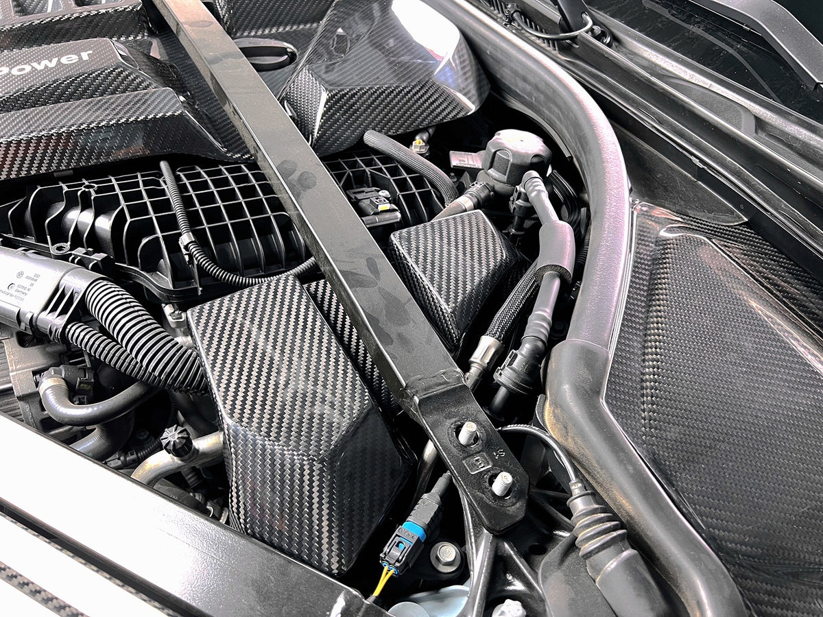 Carbon Elektrische Abdeckung passend für BMW G-Modelle G82 G80
