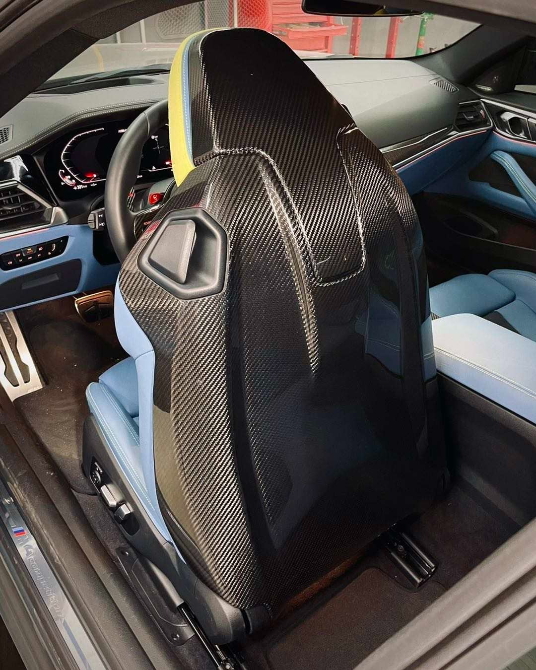 Carbon Sitzrückenverkleidungen  passend für BMW G87 M2 G80 M3 G82 M4
