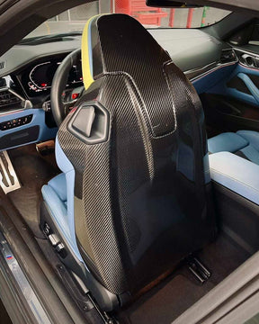 Carbon Fiber Seat Back Cover passend für BMW G01 F97 X3 G02 F98 X4