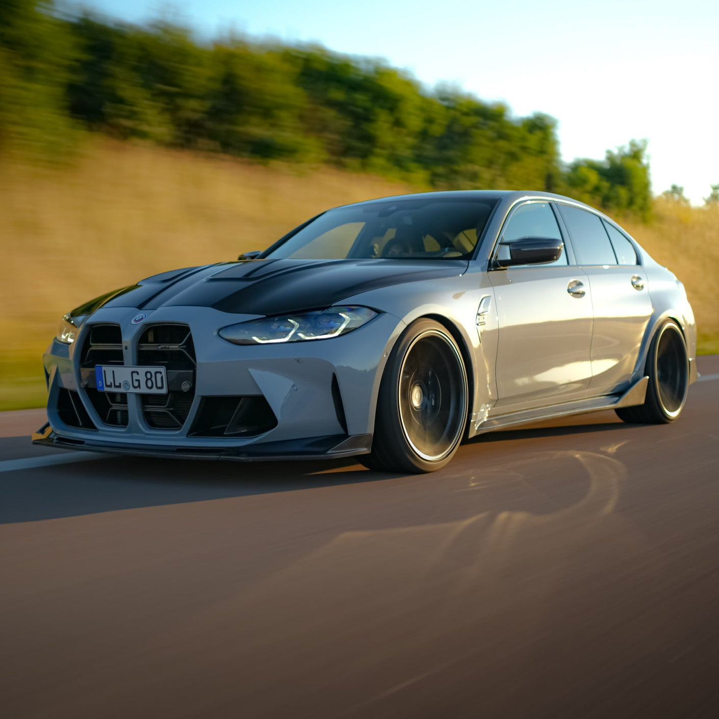 Carbon Frontlippe V3 passend für BMW M3 G80 M4 G82 G83
