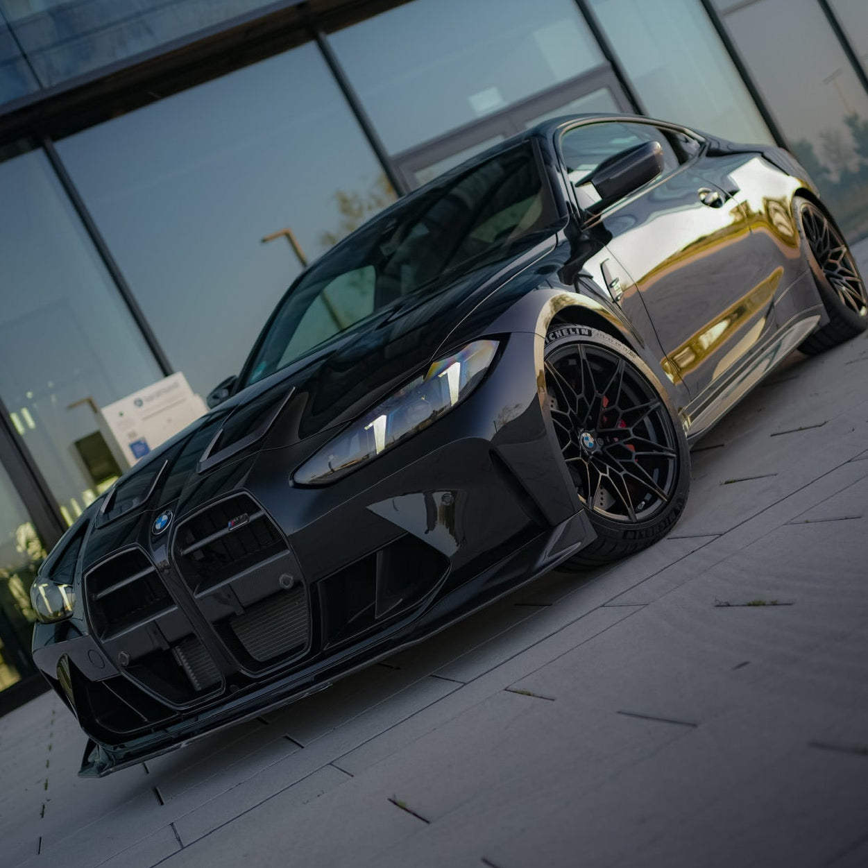 Carbon Frontlippe V3 passend für BMW M3 G80 M4 G82 G83
