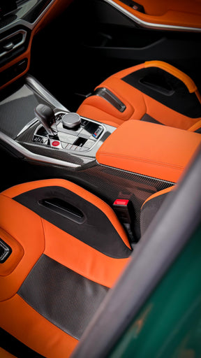 Carbon lnterieur Mittelkonsole passend für BMW M2 G87 M3 G80 M4 G82 G20 G42 G22