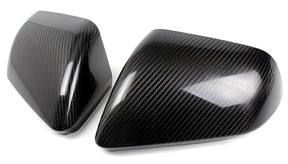 Carbon Fiber Rearview Mirror Case Cover passend für Ford Mustang without lane assistant 2015-2020