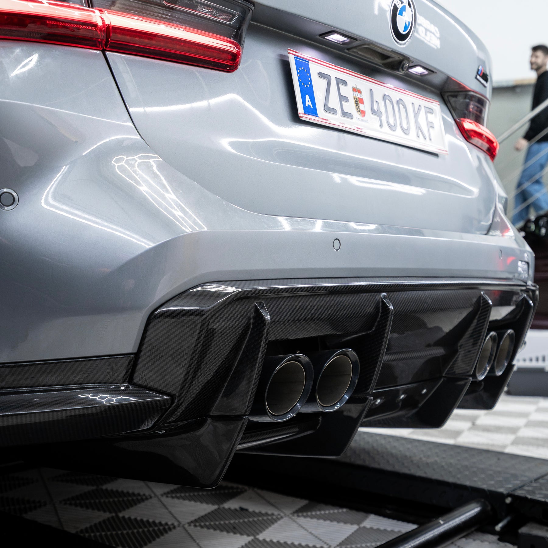 Carbon Diffusor V5 passend für BMW G80 G81 M3 G82 G83 M4