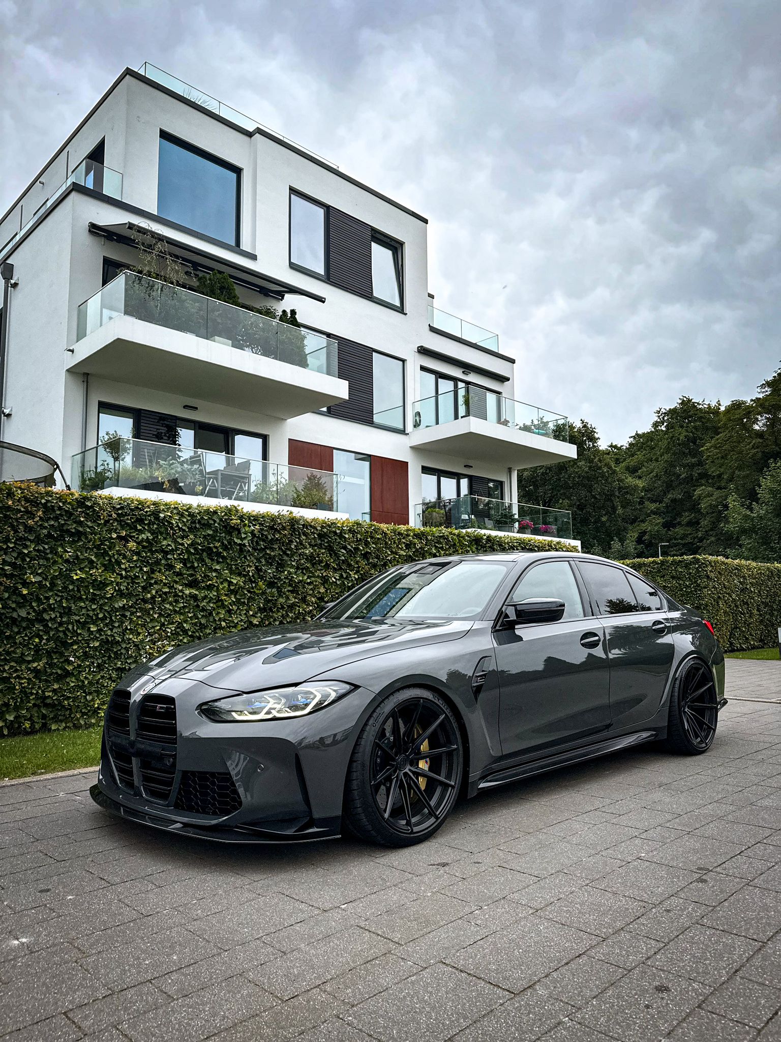 Carbon Frontlippe V4 passend für BMW M3 G80 M4 G82