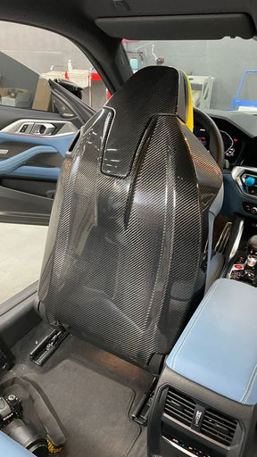 Carbon Sitzrückenverkleidungen  passend für BMW G87 M2 G80 M3 G82 M4