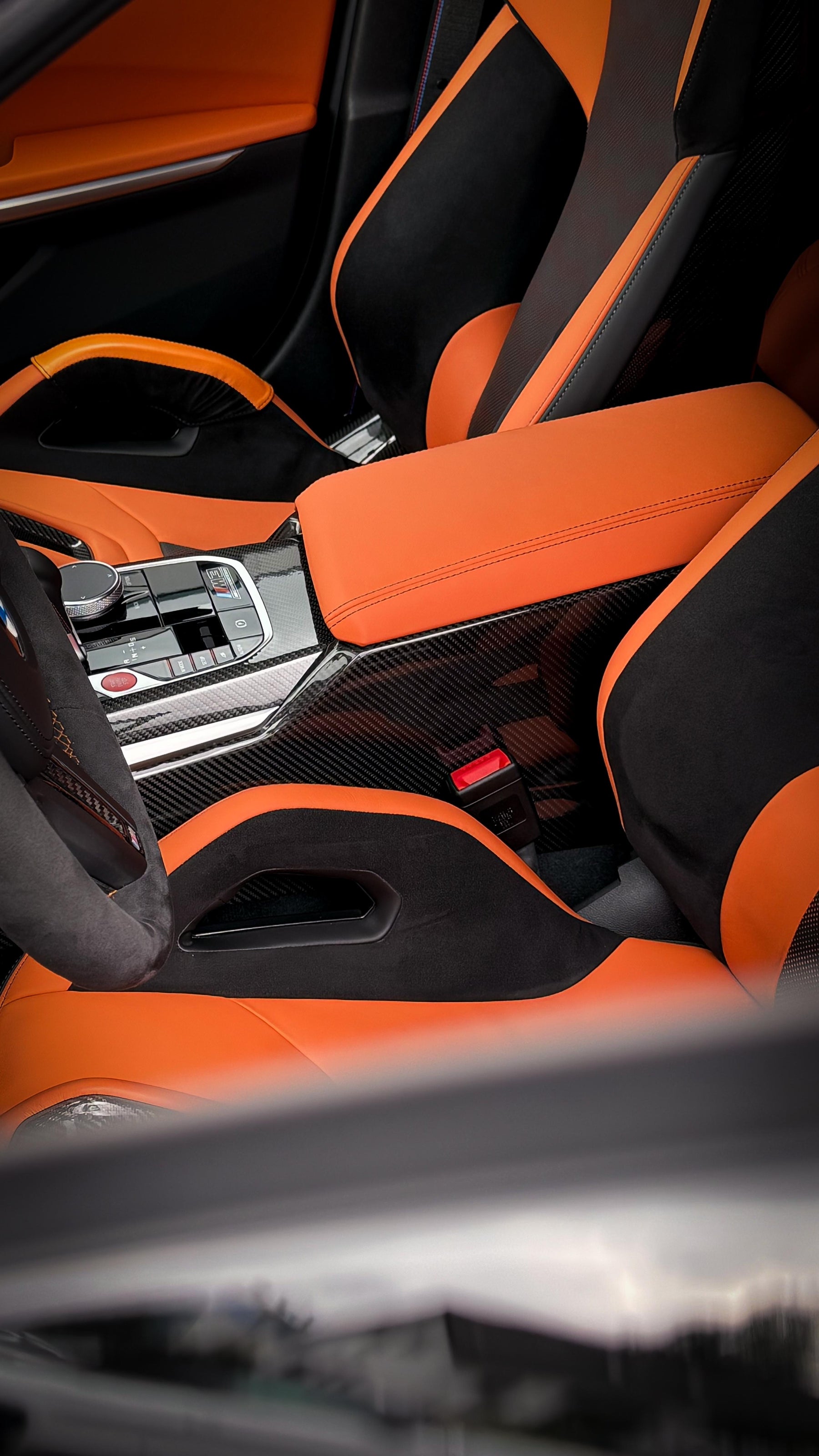 Carbon lnterieur Mittelkonsole passend für BMW M2 G87 M3 G80 M4 G82 G20 G42 G22