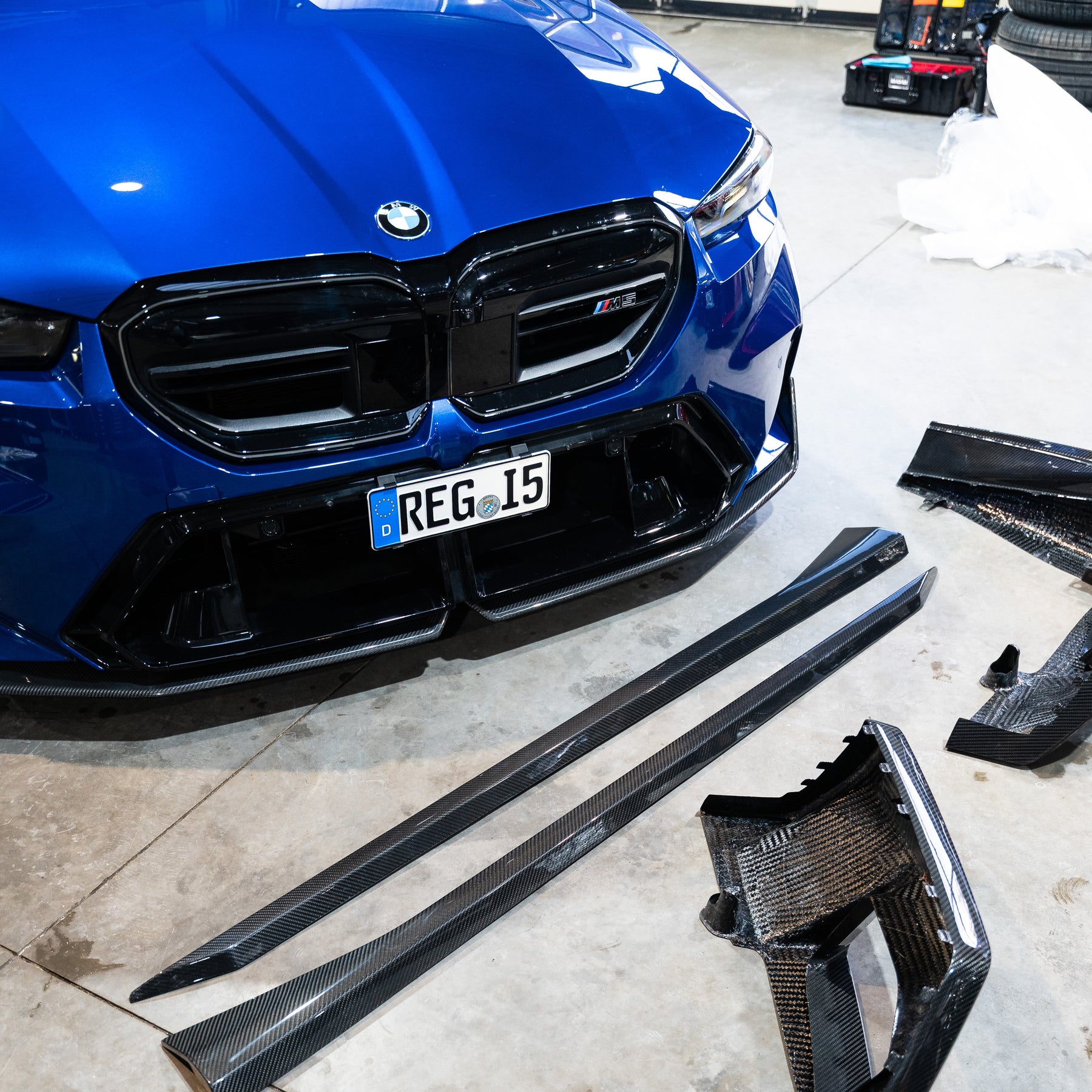 Carbon Fiber Front Lip fits for BMW M5 G90 G99