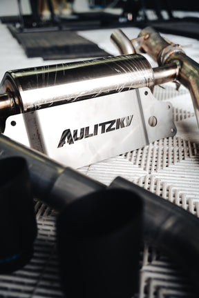Aulitzky exhaust | ECE Abgasanlage ab OPF mit Klappensteuerung passend für BMW M3/M4 inkl. Competition (G80/G81/G82/G83)