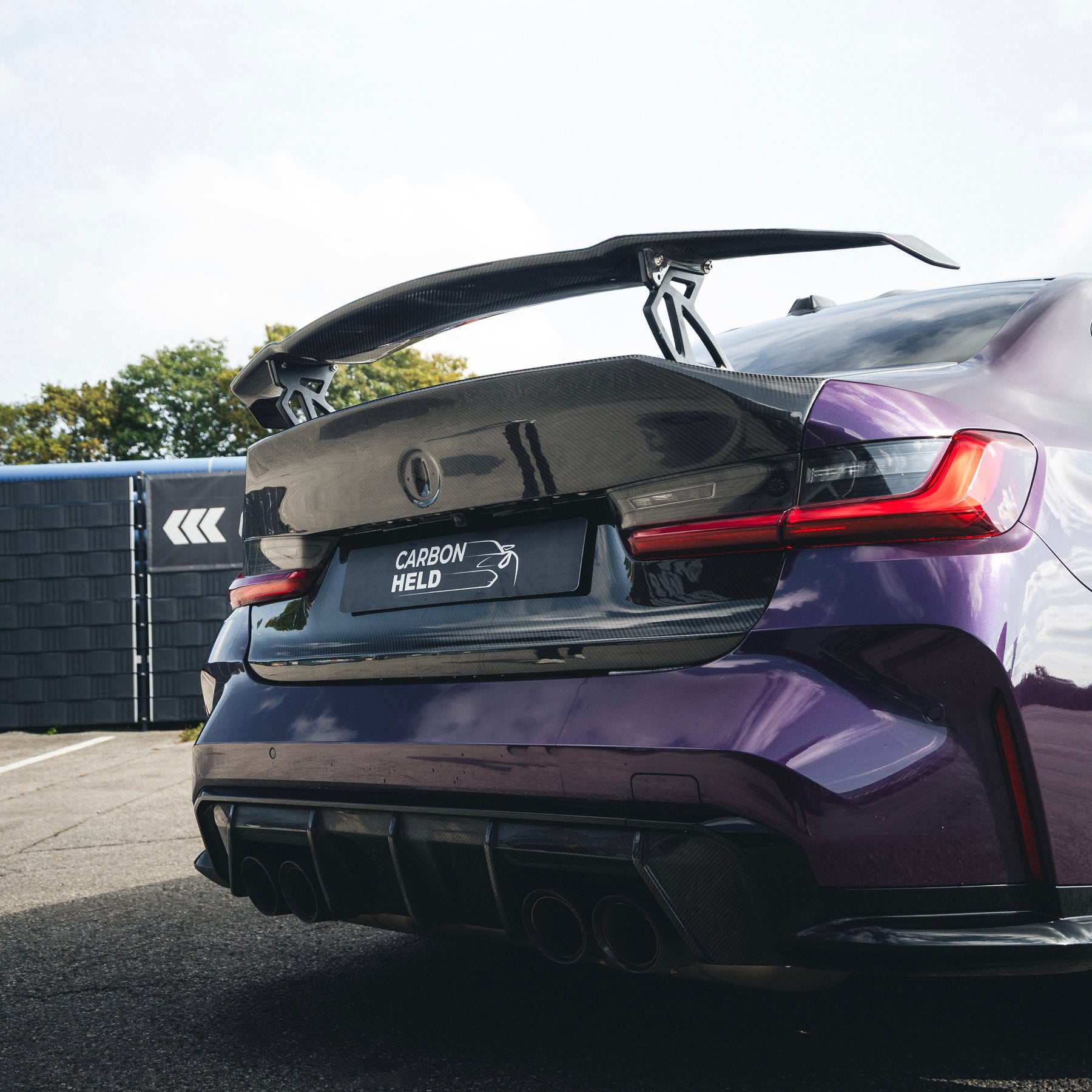 Carbon Heckflügel V2 passend für BMW F80 M3 F82 M4 F87 M2