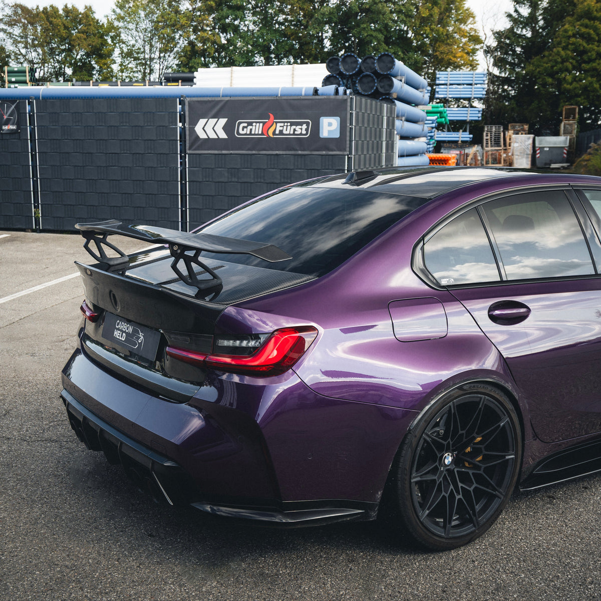 Carbon Heckflügel V2 passend für BMW F80 M3 F82 M4 F87 M2