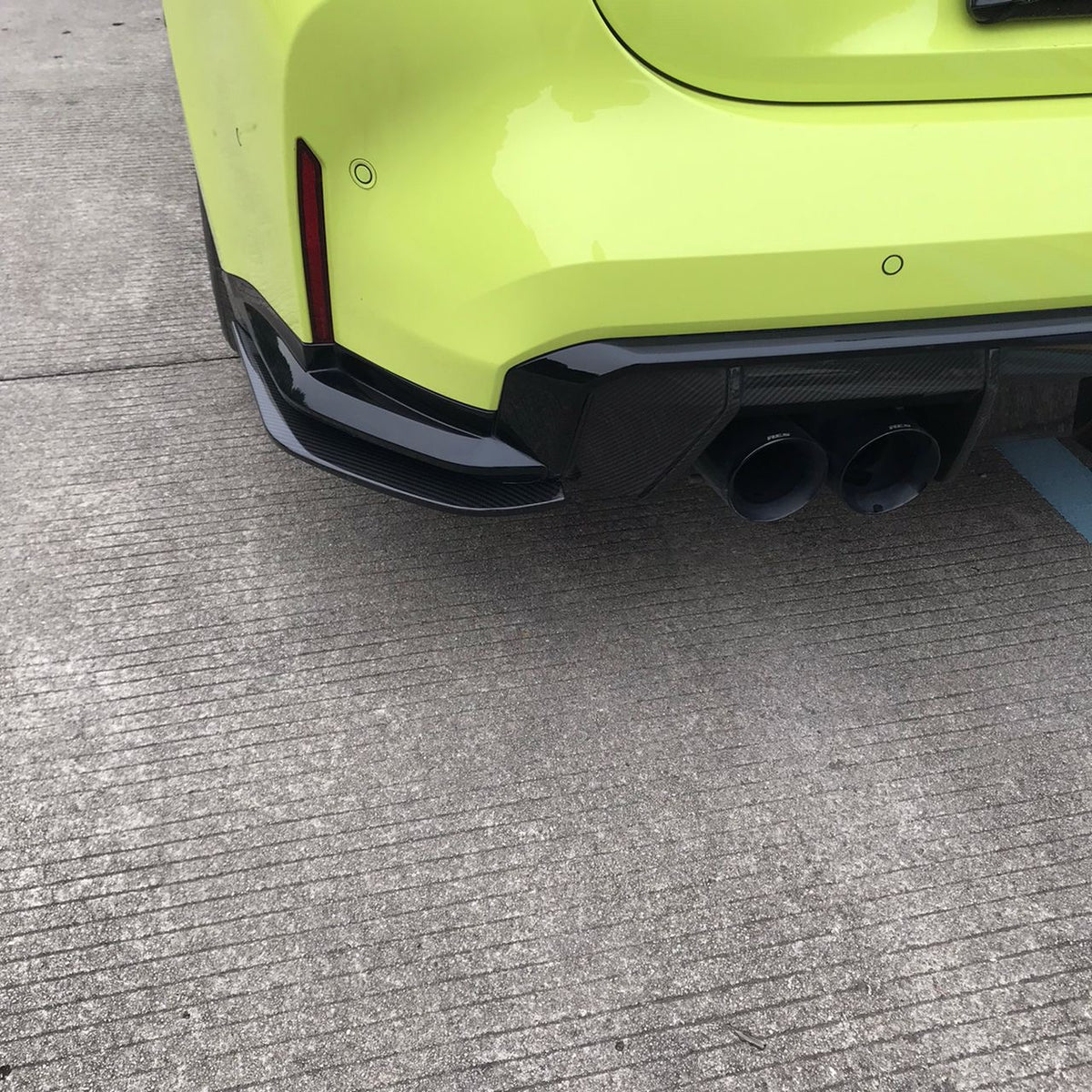 Carbon Heck Side Skirts passend für BMW M3 G80 G81 M4 G82 G83
