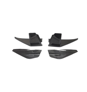 Carbon Fiber Fog Lamp Air Intake Duct Vent Cover passend für Ford Mustang GT Coupe 2-Door 2018-2019