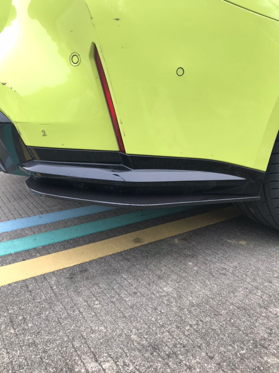 Carbon Heck Side Skirts passend für BMW M3 G80 G81 M4 G82 G83