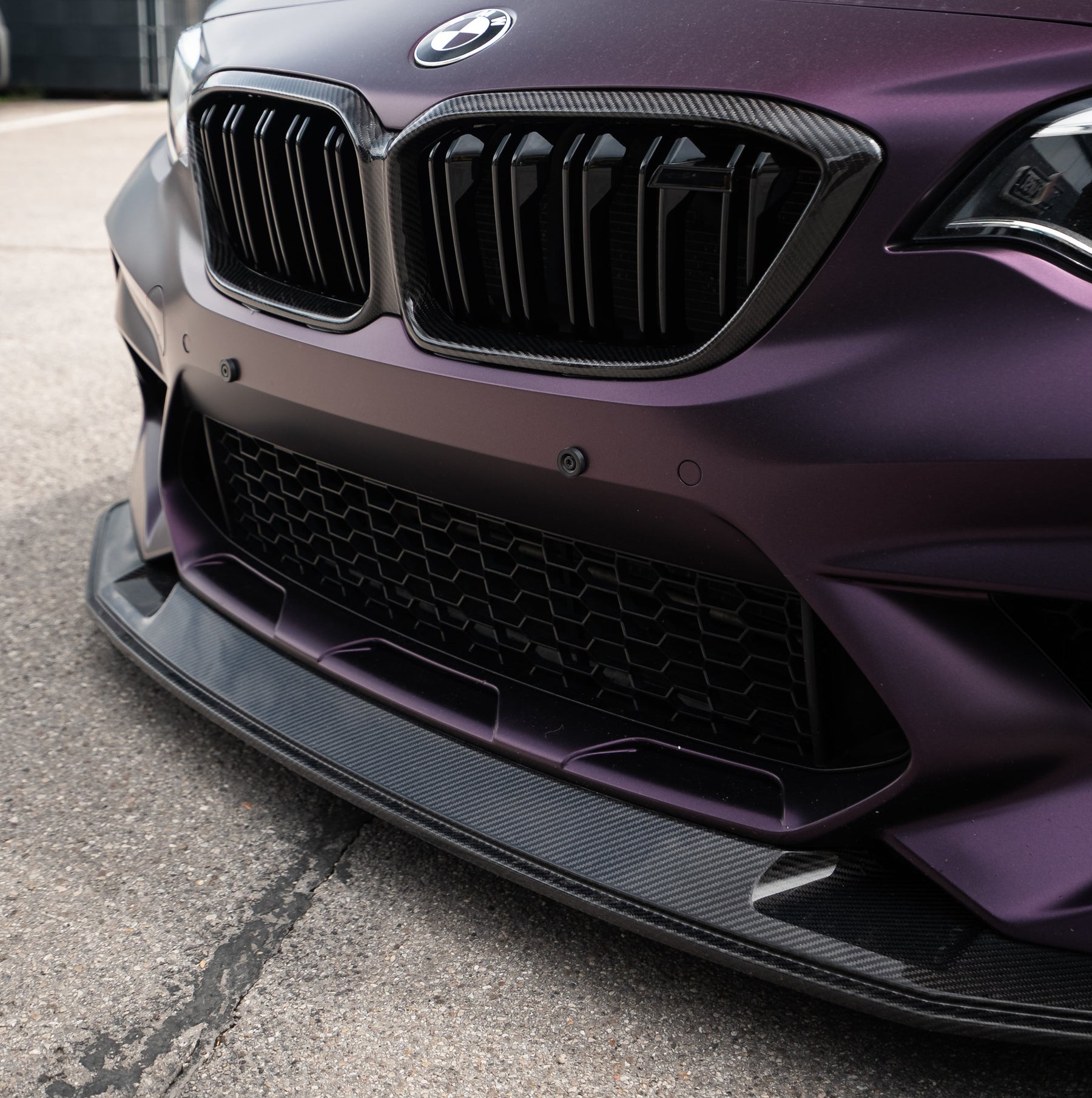 Carbon Fiber Front Lip V3 passend für BMW F87 M2