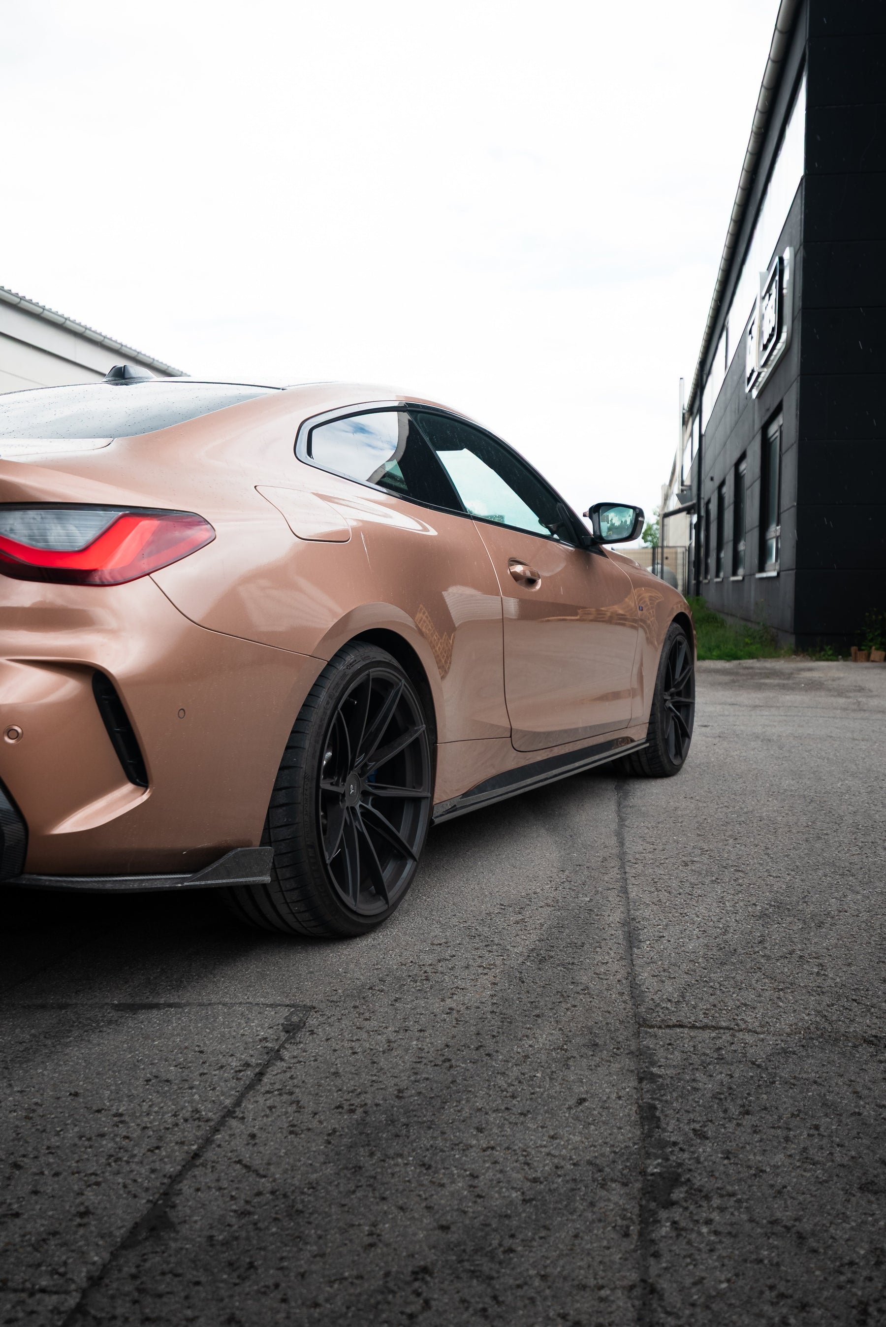 Carbon Fiber Side Skirts V2 suitable for BMW 4 Series G22 G23