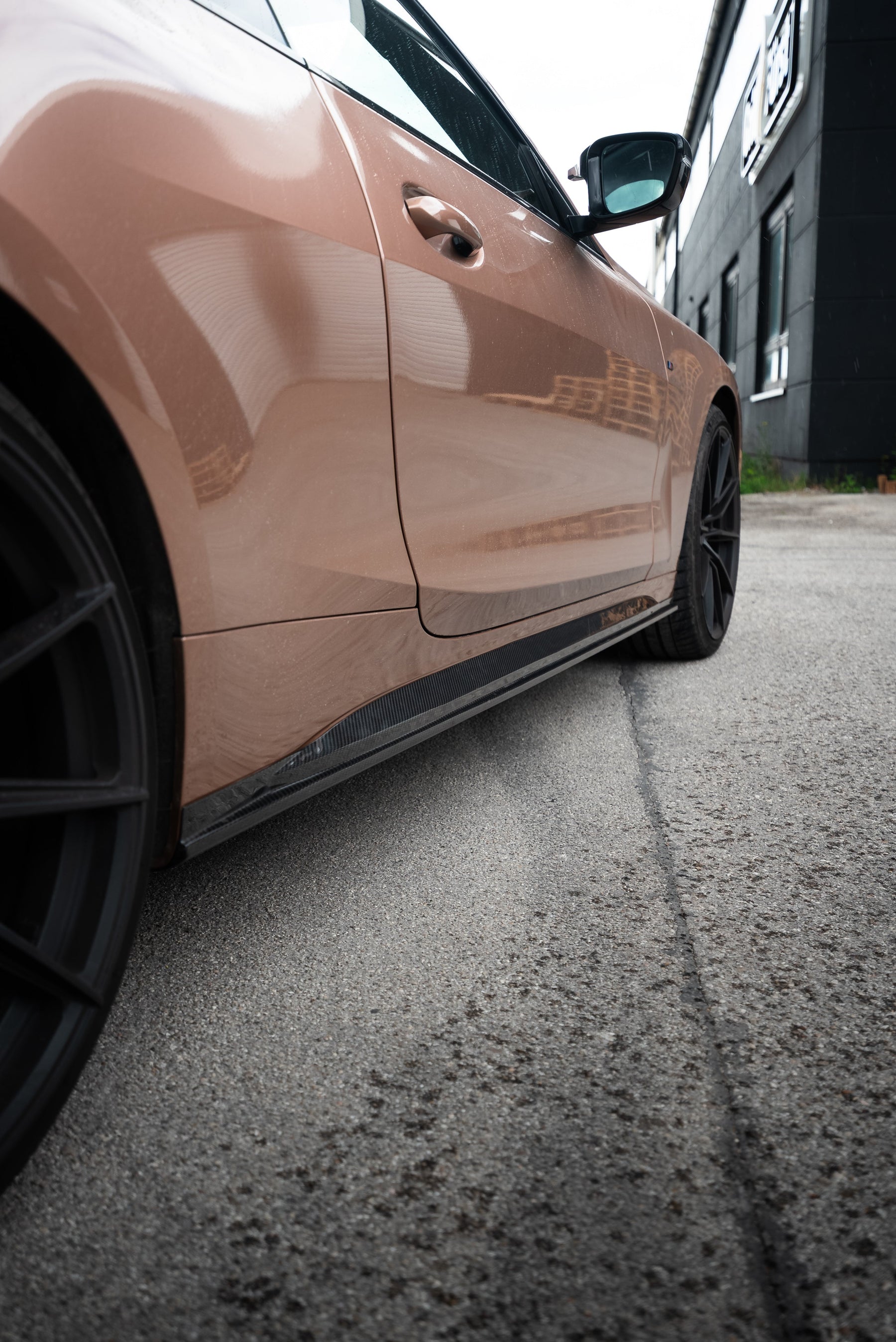 Carbon Fiber Side Skirts V2 suitable for BMW 4 Series G22 G23