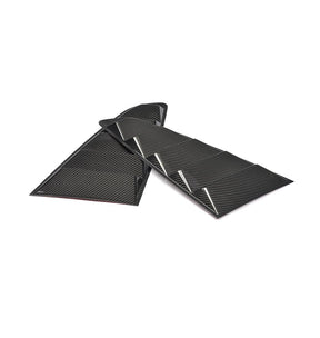 Carbon Fiber Rear Window Vents passend für Ford Mustang GT Coupe 2-Door 2015-2017