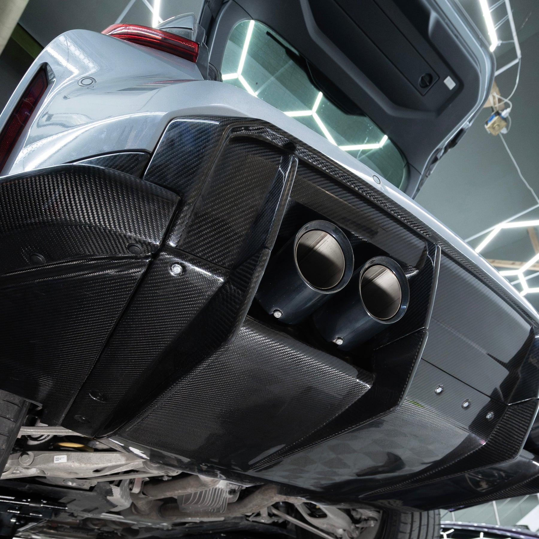 Carbon Diffusor V5 passend für BMW G80 G81 M3 G82 G83 M4