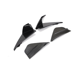 Carbon Fiber Fog Lamp Air Intake Duct Vent Cover passend für Ford Mustang GT Coupe 2-Door 2018-2019